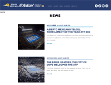 Tablet Screenshot of abiertomexicanodetenis.com